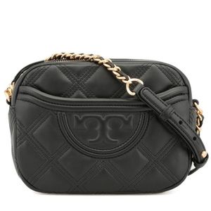 Tory burch Fleming soft camera bag black